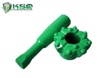 Reaming Bit 12° Rock Drilling Tools Pilot Adapter 12° Dia 40mm For Large Cut Holes 35°