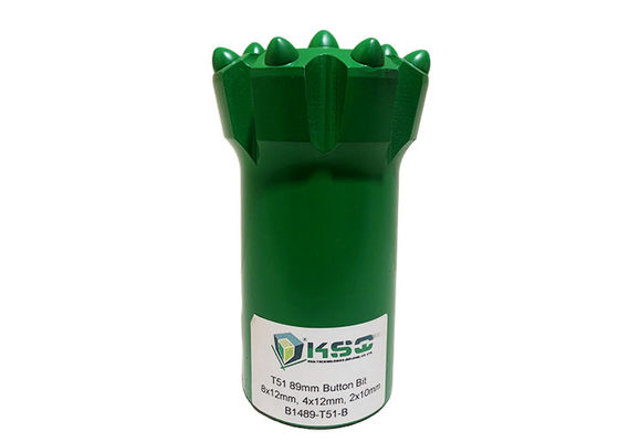 Tungsten Carbide Tipped Drill Bits , T51 Mining and Stone Drilling Tools