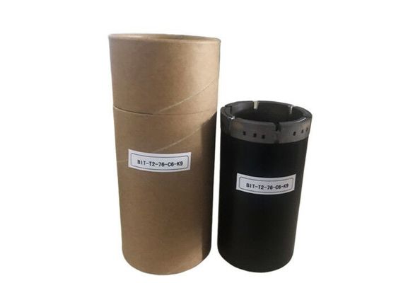 T2-76mm Impregnated Diamond Core Bit For Geotechnical Coring Drilling