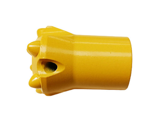 12 Degrees 38mm Short Skirt Tapered Button Bit For Small Hole Drilling