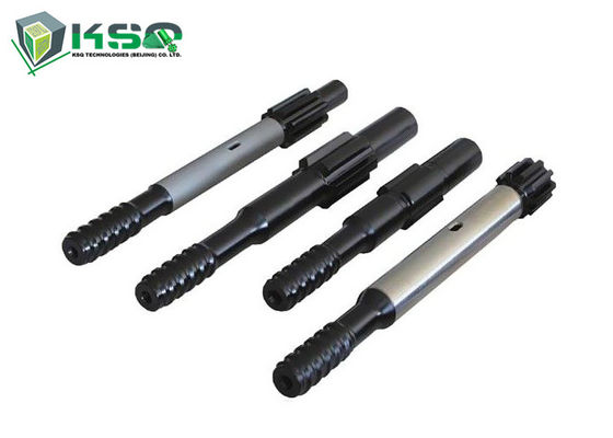 T45 T51 Threaded Drill Bit Adapter Rock Drilling Black Color For COP 1840 Ex