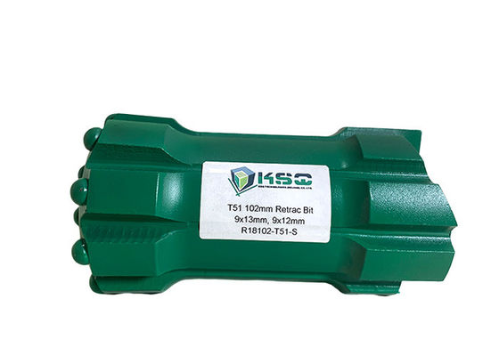 Green Forging Retractable Dth Button Bits Alloy Steel