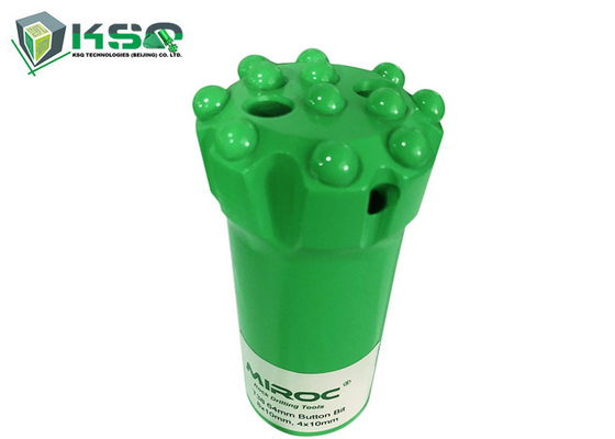 T38 - 76mm Drop Center / Flat Face High Wear Resistance Threaded Drill Button Bits