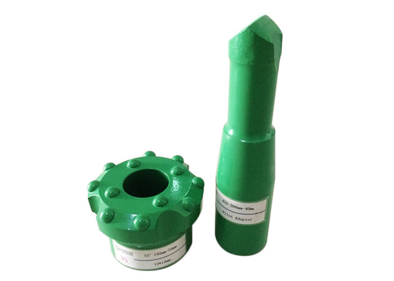 R25 / R28 / R32 6 12 Degree Pilot Adapter Drill Bit Reamer For Cut Holes Quarry Mining