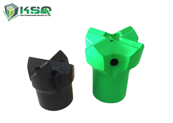 Standard Threaded 51MM Cross Bits For Vertical Borehole Drilling