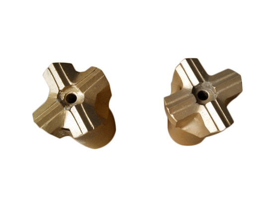 Standard Threaded 51MM Cross Bits For Vertical Borehole Drilling