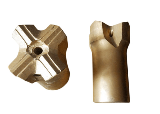 Standard Threaded 51MM Cross Bits For Vertical Borehole Drilling