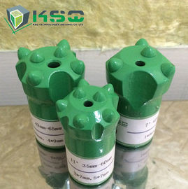 7 / 11 / 12 Degree Tungsten Carbide Button Drill Bit , Tapered Seven Button Bit