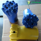 Tungsten Carbide Thread Rock Drill Button Bits for Mining / Quarrying / Tunneling