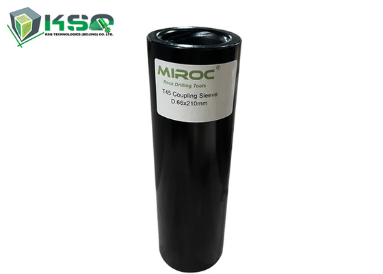 Forging T45 Drill Coupling Sleeve Length 210mm Diameter 63mm For Underground Mining