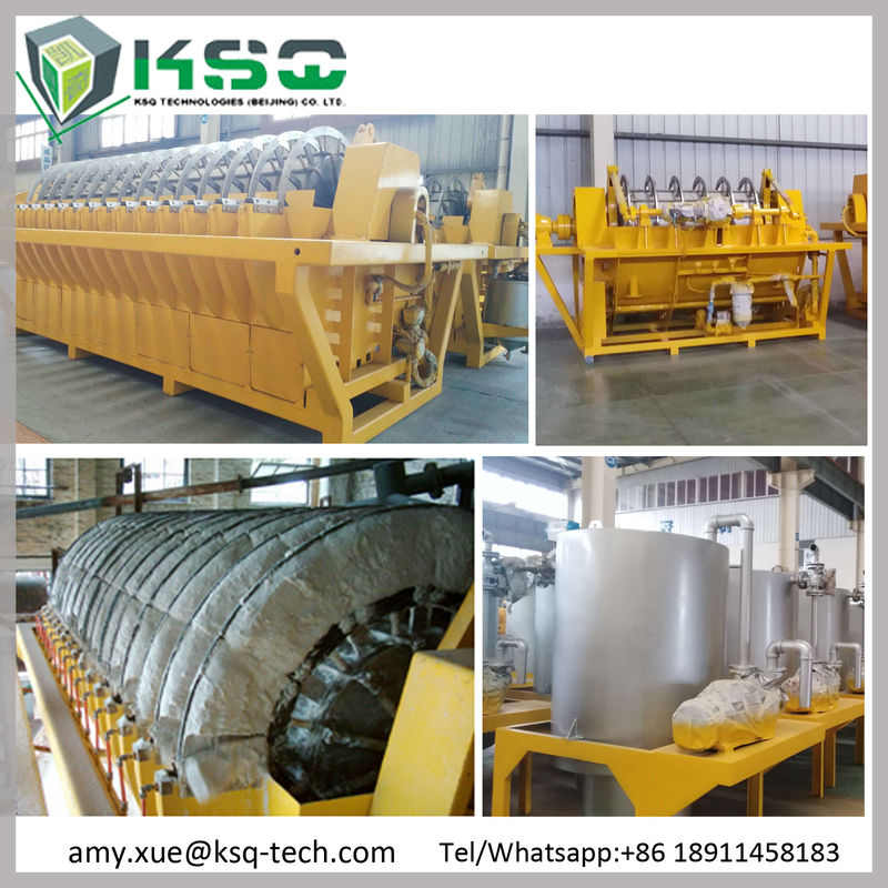 Ore Dewatering Mining Filter Ceramic Disc Filter 8 Cake Moisture