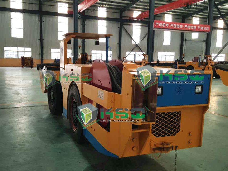  Orange Load Haul Dump Machine Utilized As Multi - Role Equipment
