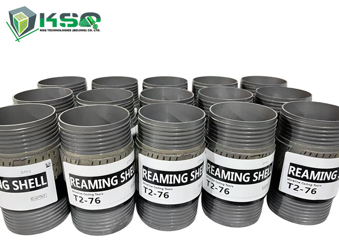 T2-76mm Core Drilling Tools Reamers Reamiing Shell For Enhanced Mineral Exploration Efficiency