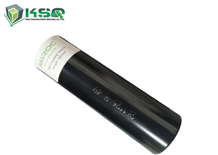 T38-190 mm Carbon Steel Semi-Bridge Coupling Sleeves for Rock Drilling and Mining