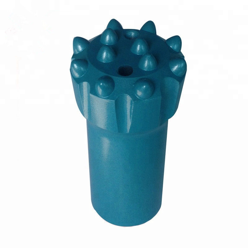 Carbon Steel Rock Drilling Tools T38 Button Bit Normal Body Flat Face