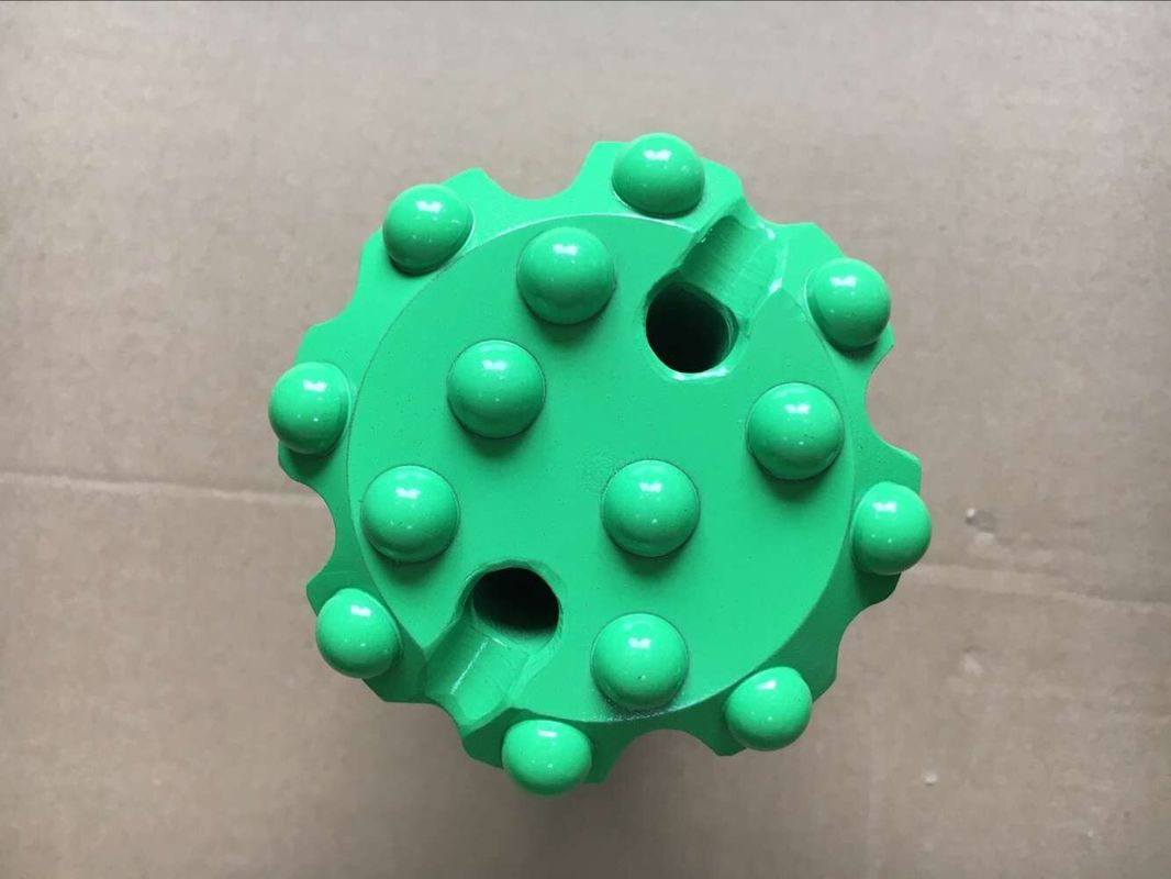 T45 Ballistic / Spherical Button Drill Bit 89mm For Hard Rock Drilling