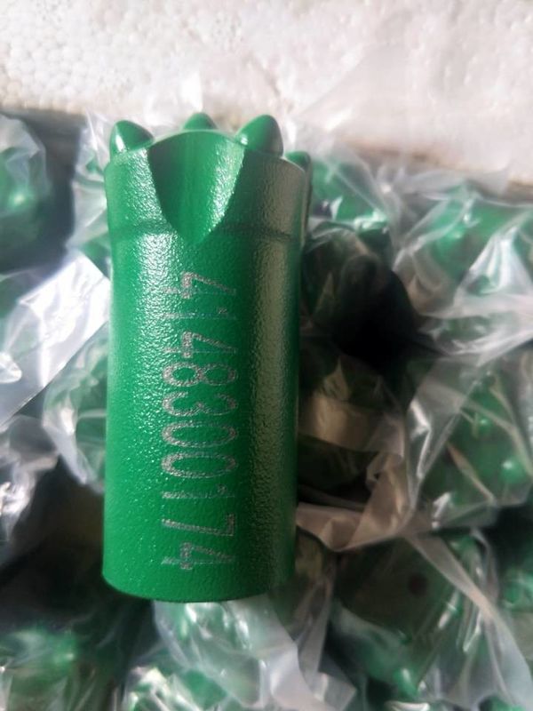 Chisel Mining Drilling Bits 7 / 11 / 12 Degree Tapered For Small Hole Rock Drilling Tools