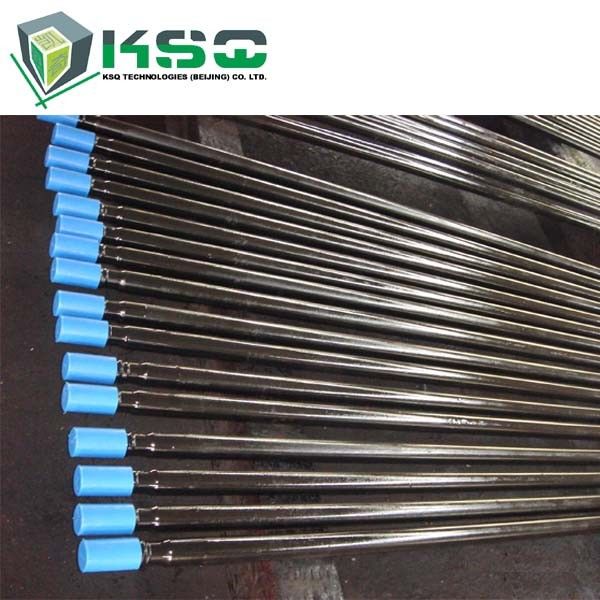 CNC Milling T51 Rock Drilling Tools Threaded Drill Rod Flushing Hole 21.5 mm