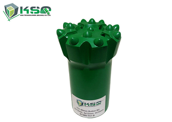 Tungsten Carbide Tipped Drill Bits , T51 Mining and Stone Drilling Tools