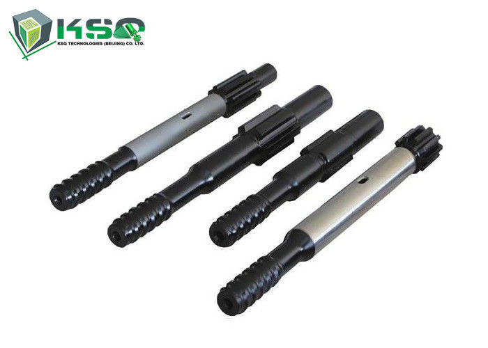 T45 T51 Threaded Drill Bit Adapter Rock Drilling Black Color For COP 1840 Ex