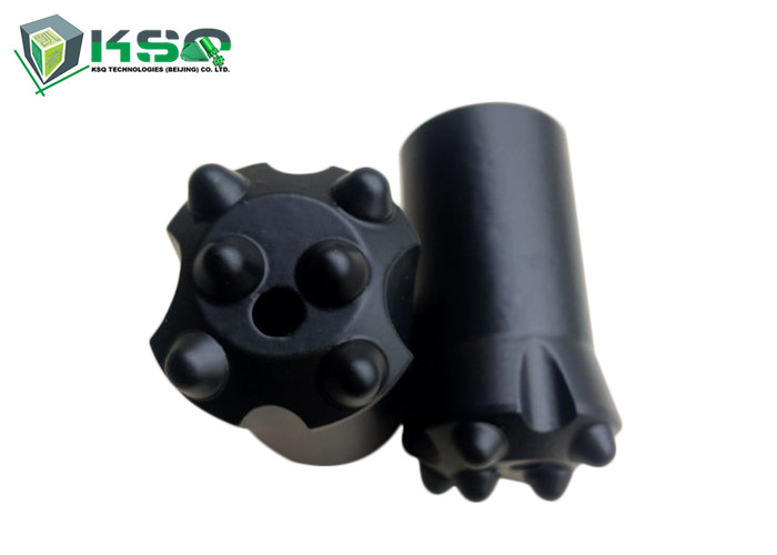 Quarry Tapered Button Drill Bit , SGS 6 Degree Button Bits Rock Drilling