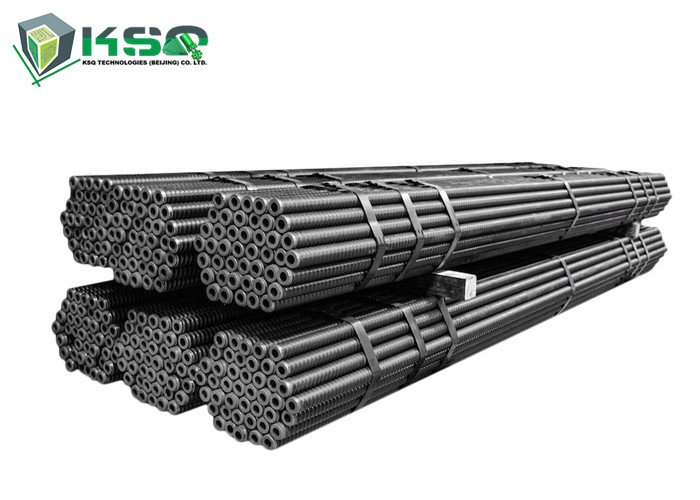 R25N Hollow Self Drilling Anchor Bolt For Slope / Foundation Pit ,  Zinc Galvanized Color