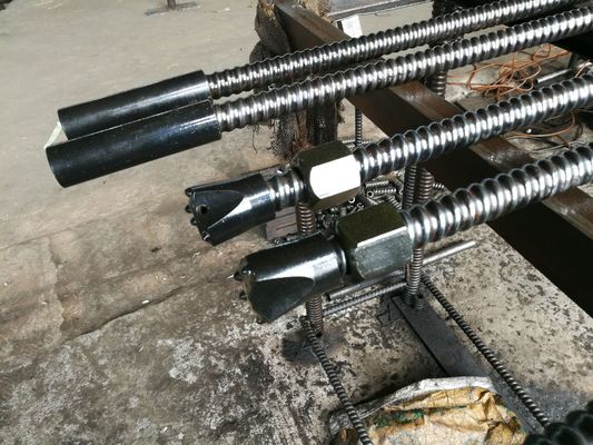 Mining Rock Bolts Self Drilling Anchor System Drilling Tools For Reinforcement