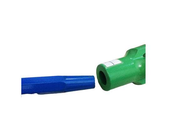 High grade steel Tapered Cross Drill Bit 7 Degree 32mm with tapered drill rod for drilling holes