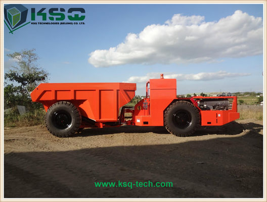 Hydropower Tunneling Low Profile Dump Truck For Medium Size Rock Excavation