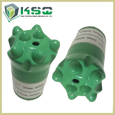 Carbide Jack Hammer Long Skirt Taper Button Bit 34mm 7 Buttons ISO9001 Approved