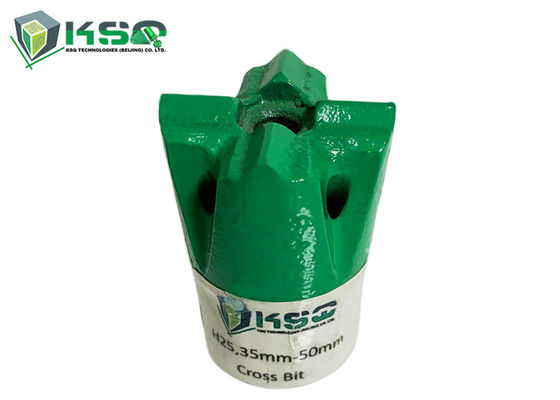 H25 Dia 35mm-57mm Button Drill Bit For Mining Thread