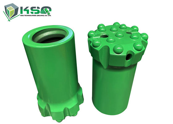 T51 89mm Button Drill Bit Tungsten Carbide / 14 Buttons Threaded