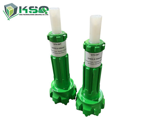 105mm DTH Drill Bits For COP35 / DHD3.5 DTH Hammer Green Color with Foot Valve