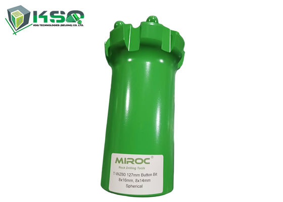 T-WIZ60 127mm Threaded Button Rock Drill Bit For Mining