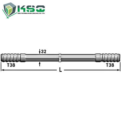 4 Inch / 6 Inch Threaded Drill Rod