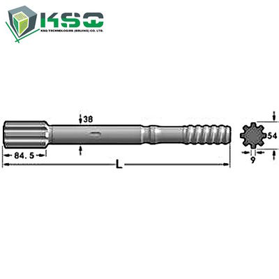 Atlas Copco Drill Shank Adapter COP 1432, COP 1532, COP 1440, COP 1838 HD, COP 1838 ME