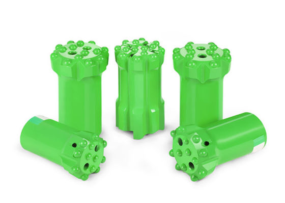 High Carbon Steel T45 Drill Bit / Threaded Button Bits 76mm For Longhole Drilling