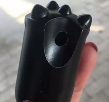 Rock Drilling Taper Button Bit / 12 Degree High Speed Drill Bits Short Skirt Diameter 30 35 38mm