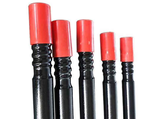 R32 Hex Round Steel Threaded Drill Rod High Strength For Mining Drill Machinery