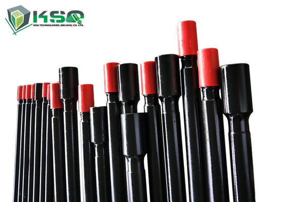 Black Color MF Threaded Drill Rod Drifting Drill Rod T45 6 Feet For Mining