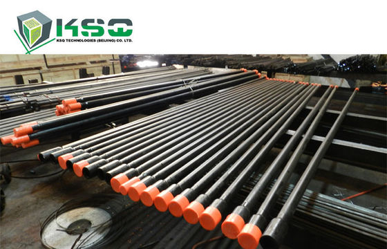 ST68 Flushing Hole 30 mm Threaded Drill Rod / Tube For Mining
