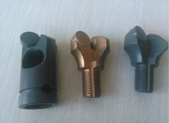 High Bending Strength Button Drill Bit Two-wing PDC Anchor Shank For Coal / Mining