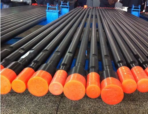 Bench Drilling Steel Drill Rod ,  R38 / T38 / T45 Drilling Mining Machinery Parts