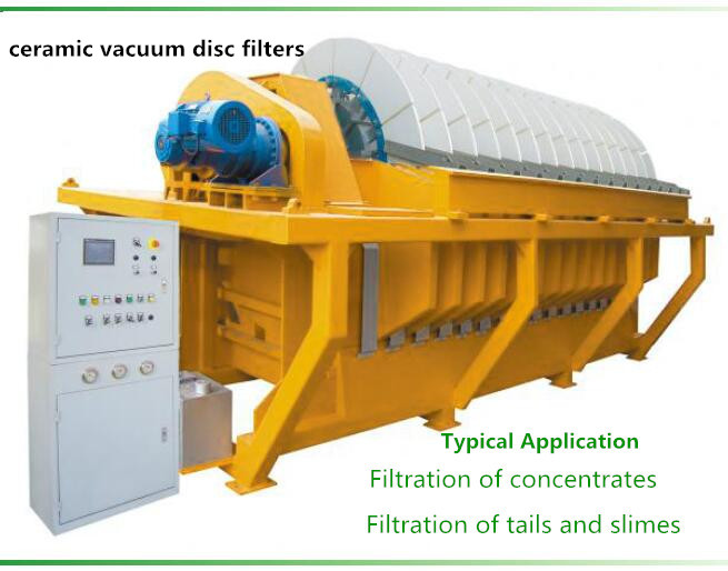 Mining and Mineral Industries ceramic disc filter with Ceramic Filter