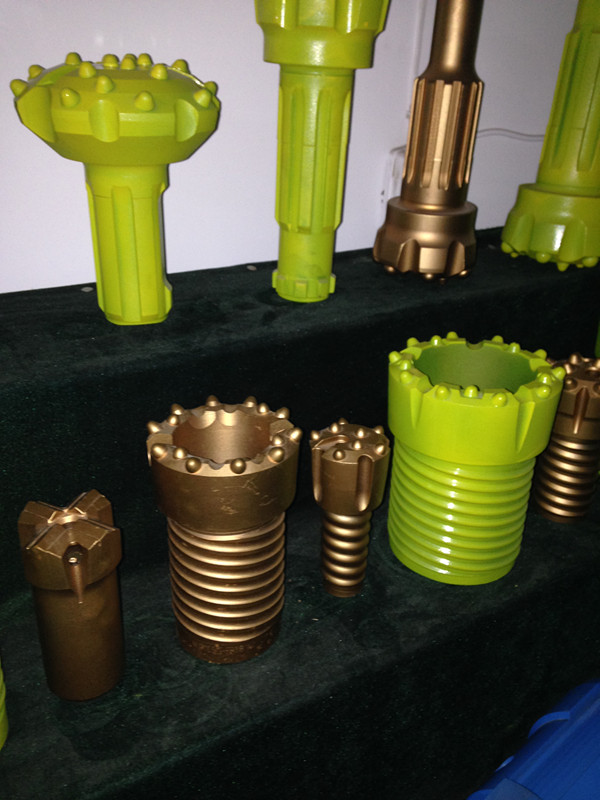 Double Casing Rotary Rock Hammer Drill Bits DTH Hammer Type Drilling