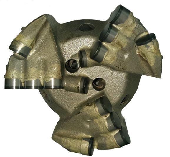46mm Matrix Body Pdc Drill Bit Flat Face Drill Bit Boring Hole For Oil