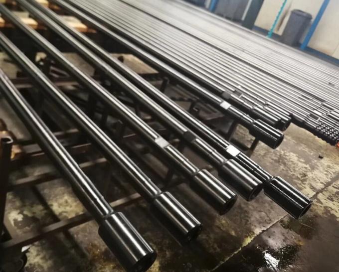 Underground Drilling Threaded Drill Rod Mf T51 12ft In Black Gray Color