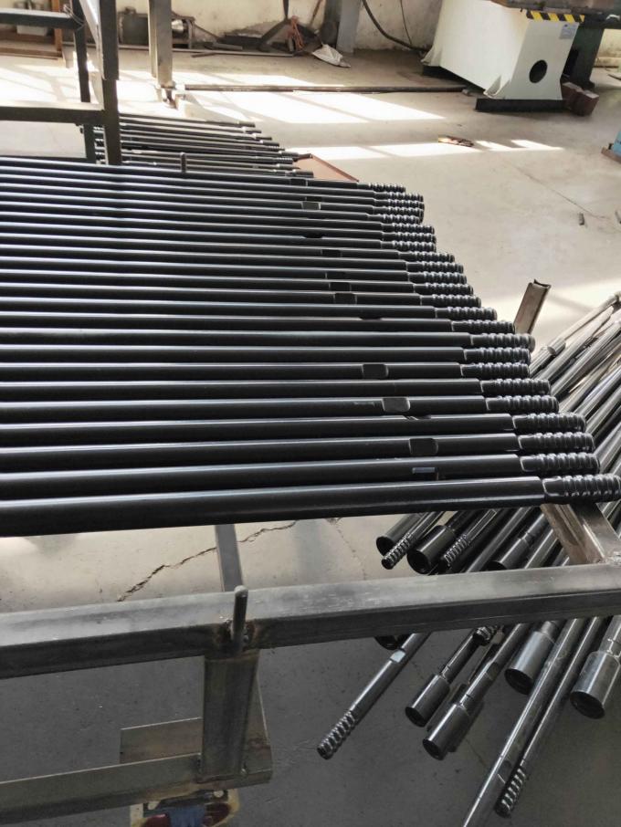 T38 Threaded Extension Rod Round 4 Feet 1220mm With Integrated Carburizing