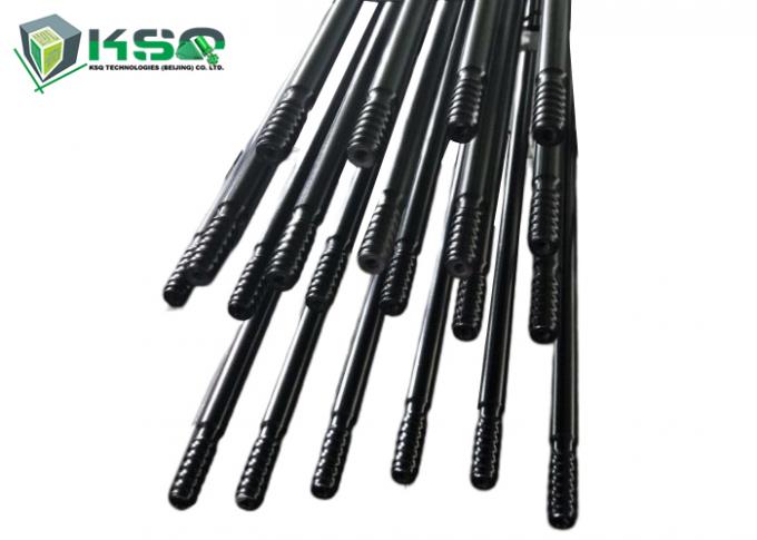 R25 Threaded Drill Rod Drifter And Speed Rod 610mm - 3700mm For Mining