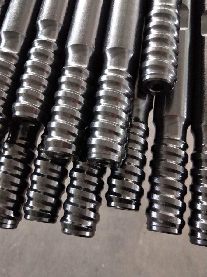 10FT Extension Threaded Drill Rod 3ft 20ft Length Steel Material With